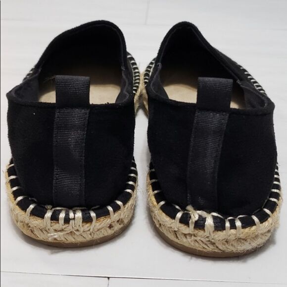 𝅺black Canvas Flats - Picture 4 of 8
